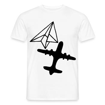 Rêve de grandeur (noir) - T-shirt homme - blanc - Devant - AI Model Male 178 dark (178cm)