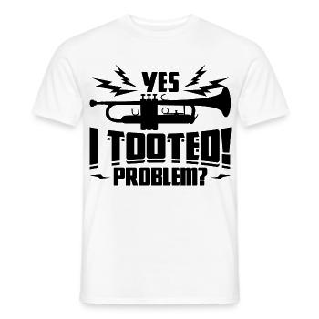 Trompeter Zitat - Männer T-Shirt - Weiß - Vorne - AI Model Male 178 dark (178cm)