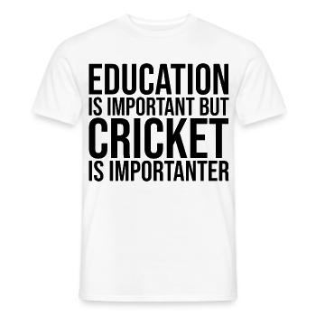 Cricket Cricket Cricket - Men's T-Shirt - white - Front - AI Model Male 178 dark (178cm)