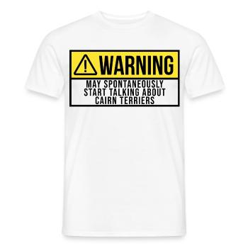Cairn Terrier Cairn Terrier Cairn Terrier - T-shirt homme - blanc - Devant - AI Model Male 178 dark (178cm)