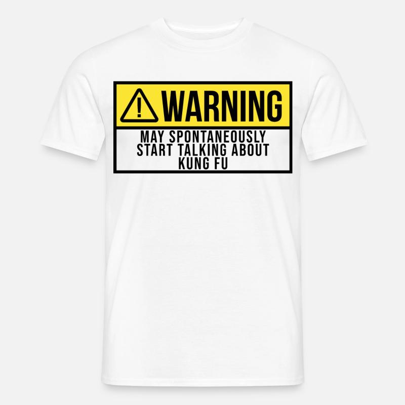 Kung - T-shirt uomo - bianco