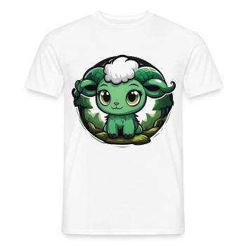 Widder - Männer T-Shirt - Weiß - Vorne - AI Model Male 178 dark (178cm)