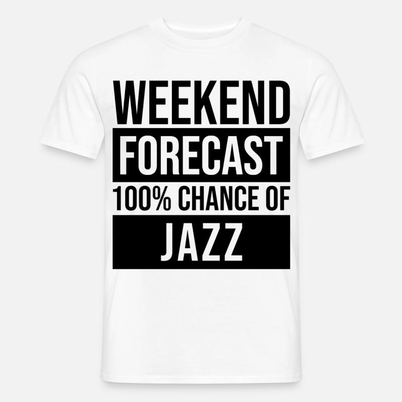Jazz - Männer T-Shirt - Weiß