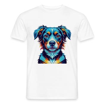 Drever Hunderasse Bunte Karikatur Kawaii - Männer T-Shirt - Weiß - Vorne - AI Model Male 178 dark (178cm)