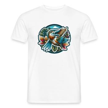 Éleveur d’oiseaux Ornithologue Ornithologue Ornithologue - T-shirt homme - blanc - Devant - AI Model Male 178 dark (178cm)