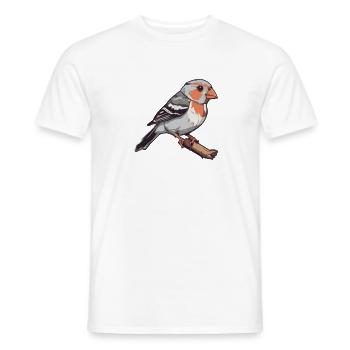 Éleveur d’oiseaux Ornithologue Ornithologue Ornithologue - T-shirt homme - blanc - Devant - AI Model Male 178 dark (178cm)