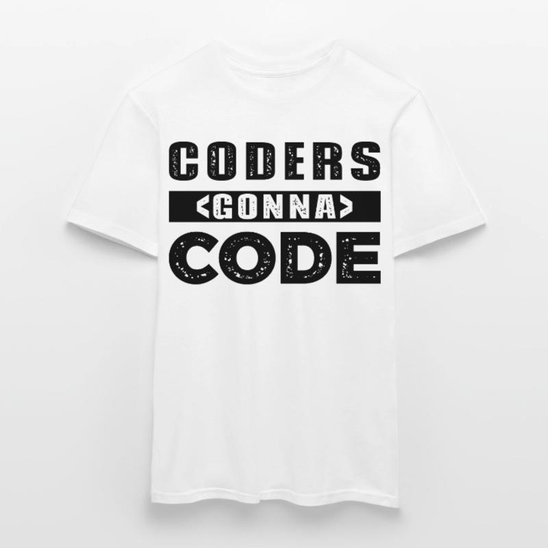 Codeurs qui passent au code T-shirt homme