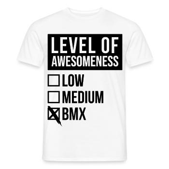 BMX BMX BMX - T-shirt homme - blanc - Devant - AI Model Male 178 dark (178cm)