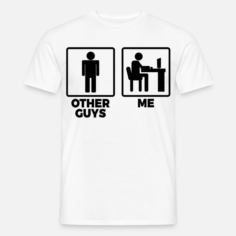 Andere Programmierer und ich - Männer T-Shirt - Weiß