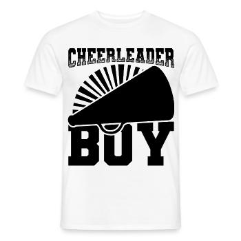 Cheerleader Boy - Men's T-Shirt - white - Front - AI Model Male 178 dark (178cm)