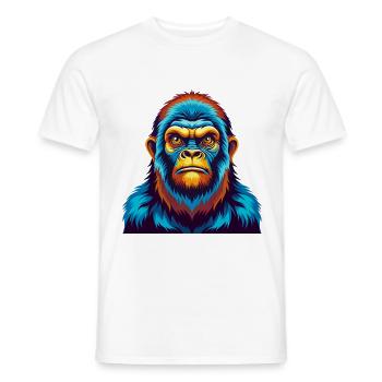 BigFoot Bunte Kawaii Cartoon Figur Clipart - Männer T-Shirt - Weiß - Vorne - AI Model Male 178 dark (178cm)
