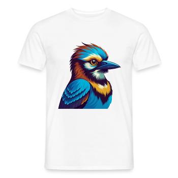 Jay Bird Bunte Kawaii Cartoon Figur Clipart - Männer T-Shirt - Weiß - Vorne - AI Model Male 178 dark (178cm)