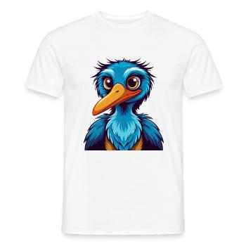 Storch Bunte Kawaii Cartoon Figur Clipart - Männer T-Shirt - Weiß - Vorne - AI Model Male 178 dark (178cm)