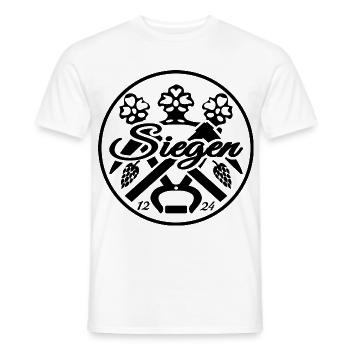 Siegen im Siegerland, 800 Jahre, regionale Motive - Männer T-Shirt - Weiß - Vorne - AI Model Male 178 dark (178cm)