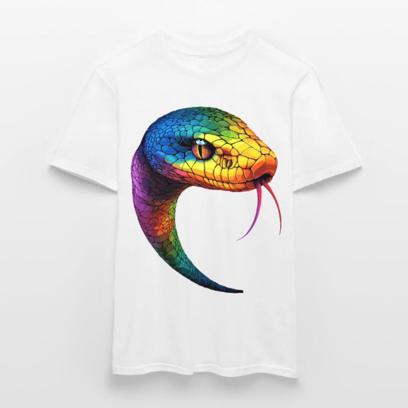 Serpent Python Cobra Mamba Serpent à sonnettes Serpent T-shirt homme