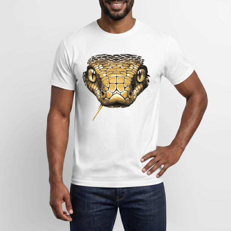 Snake Python Cobra Mamba Rattlesnake Snake Men's T-shirt