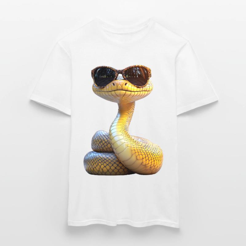 Serpent Python Cobra Mamba Serpent à sonnettes Serpent T-shirt homme