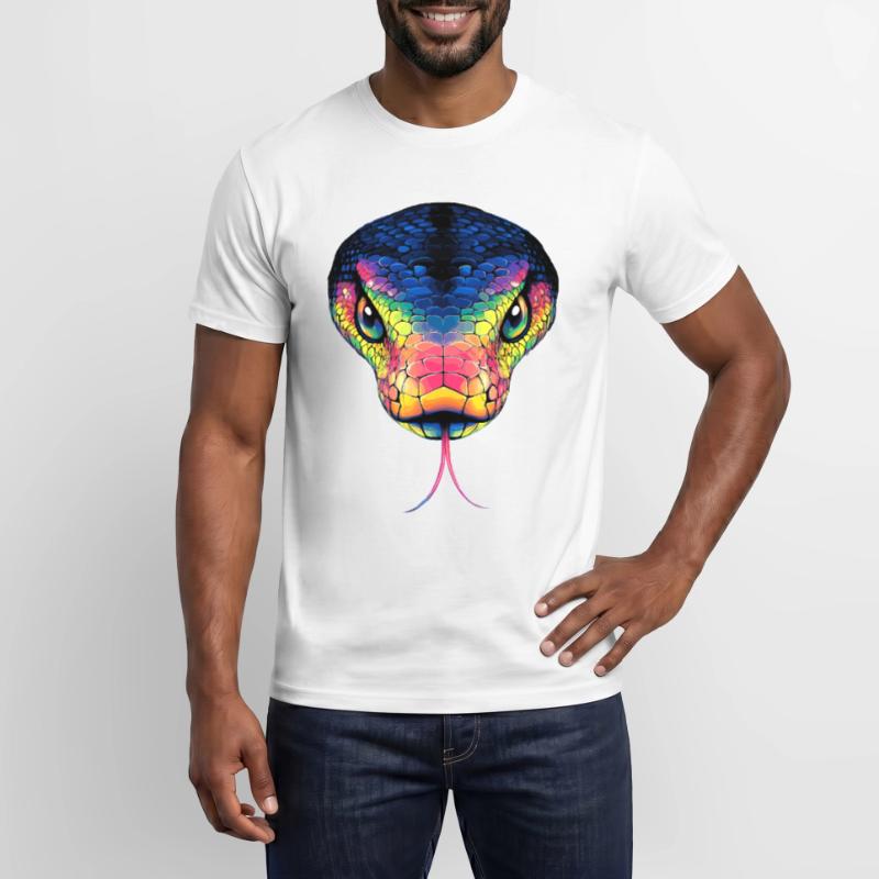 Snake Python Cobra Mamba Rattlesnake Snake Men's T-shirt