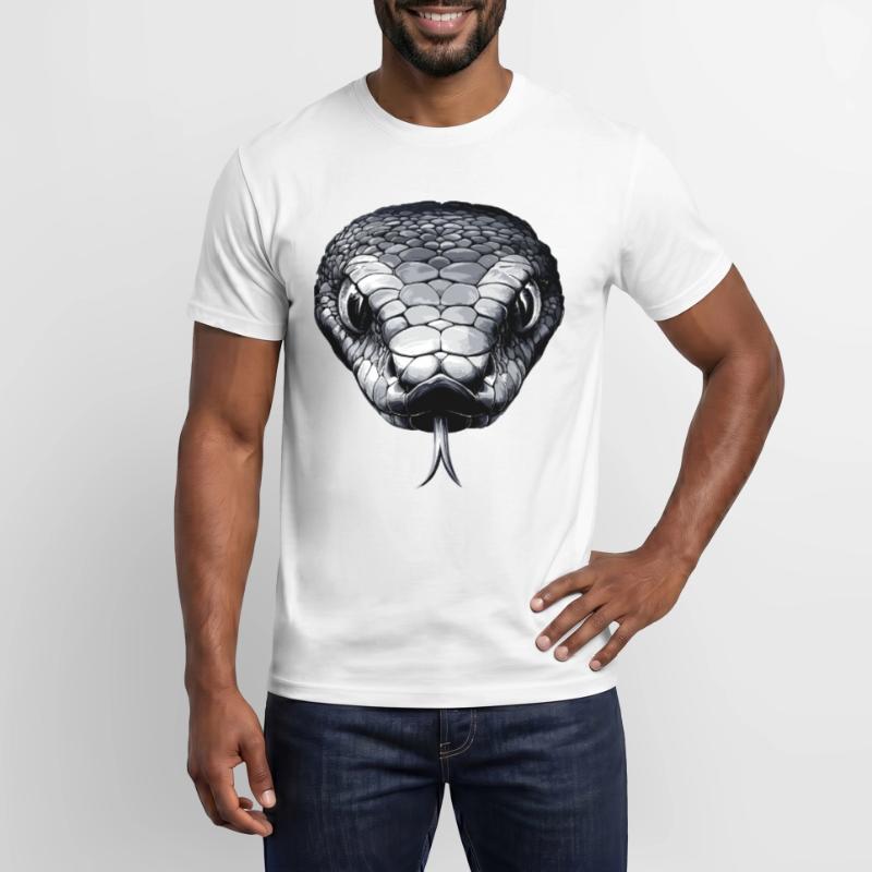 Snake Python Cobra Mamba Rattlesnake Snake Men's T-shirt