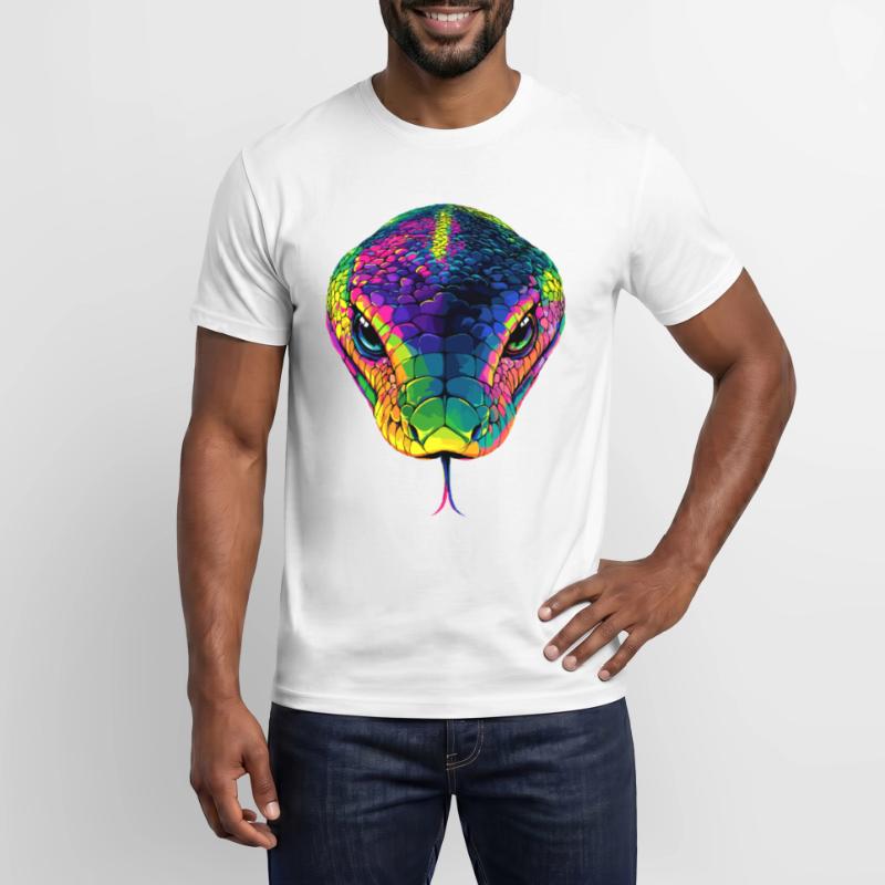 Snake Python Cobra Mamba Rattlesnake Snake Men's T-shirt