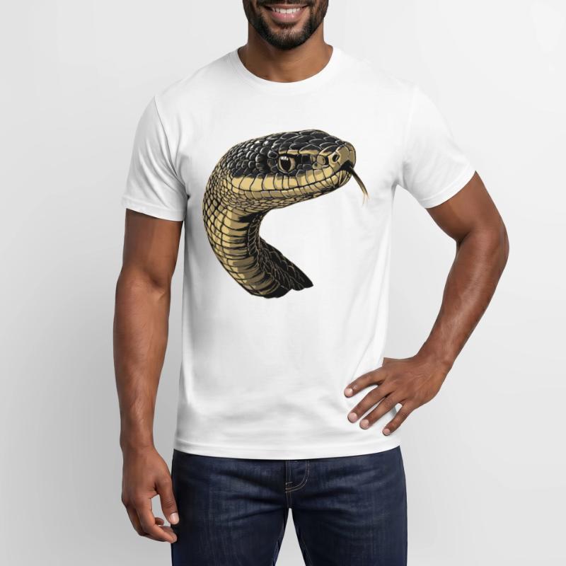 Snake Python Cobra Mamba Rattlesnake Snake Men's T-shirt