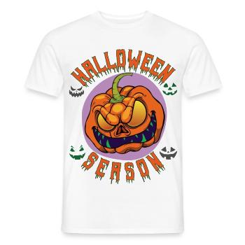 Halloween Season - Men's T-Shirt - white - Front - AI Model Male 178 dark (178cm)