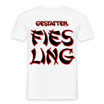 Fies Ling - Männer T-Shirt - Weiß - Vorne - AI Model Male 178 dark (178cm)