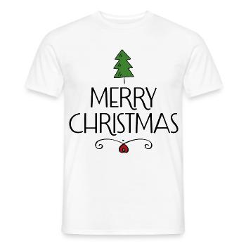 Design de Noël pour les cadeaux - T-shirt homme - blanc - Devant - AI Model Male 178 dark (178cm)