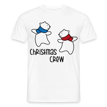 Christmas Crew - Männer T-Shirt - Weiß - Vorne - AI Model Male 178 dark (178cm)