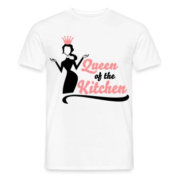Fun gifts for women who love to cook - Men's T-Shirt - white - Front - AI Model Male 178 dark (178cm)