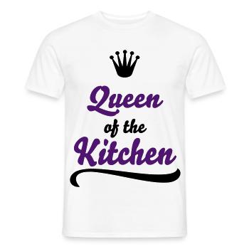Lustige Geschenke für Frauen die gern kochen - Männer T-Shirt - Weiß - Vorne - AI Model Male 178 dark (178cm)