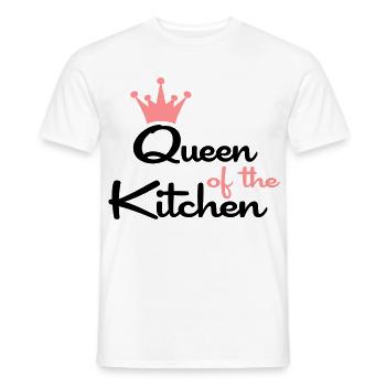 T-Shirts für Frauen die gern kochen - Männer T-Shirt - Weiß - Vorne - AI Model Male 178 dark (178cm)
