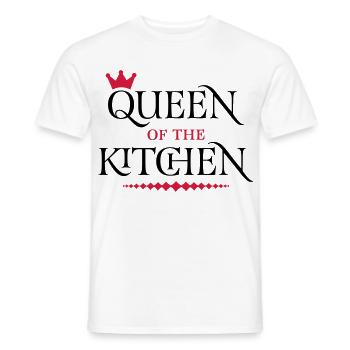 Queen of the Kitchen - Männer T-Shirt - Weiß - Vorne - AI Model Male 178 dark (178cm)