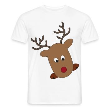 Weihnachten - Männer T-Shirt - Weiß - Vorne - AI Model Male 178 dark (178cm)
