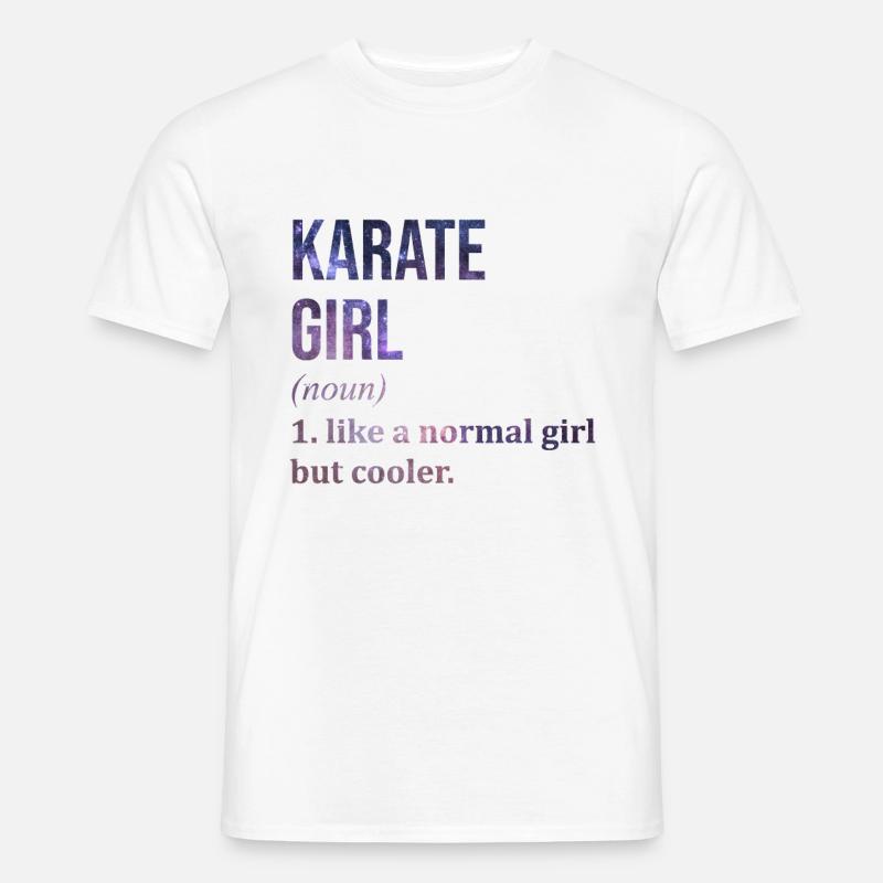 Karate - Mænd T-shirt - hvid