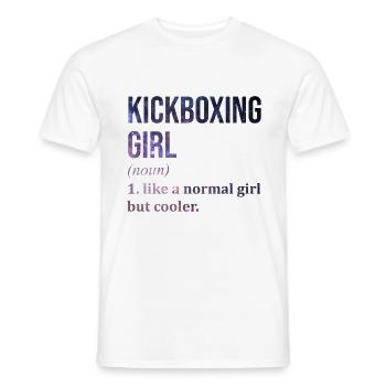Kickboxing Kickboxing Kickboxing - T-shirt homme - blanc - Devant - AI Model Male 178 dark (178cm)