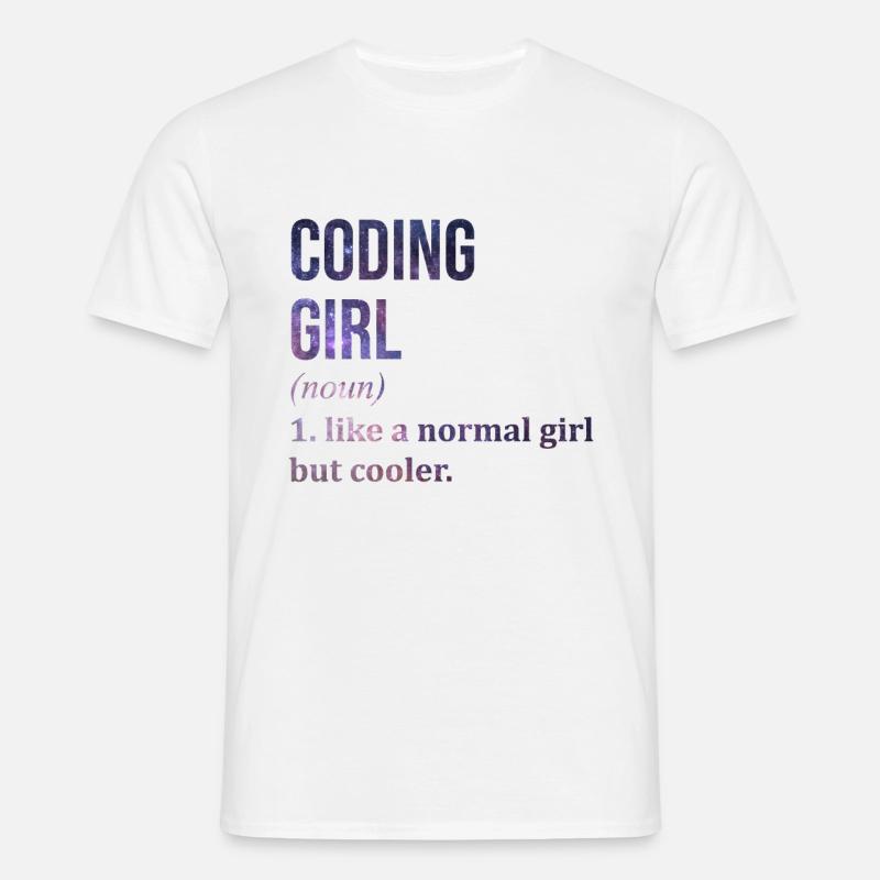 Coding - Men's T-Shirt - white