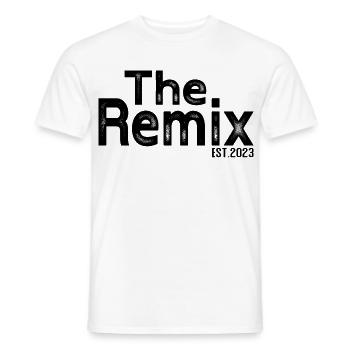 Le Remix Est. 2023 - Fun Kids Design - T-shirt homme - blanc - Devant - AI Model Male 178 dark (178cm)