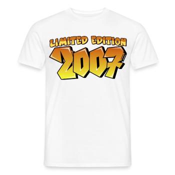 Edition limitée 2007 Graffiti Birthday Party - T-shirt homme - blanc - Devant - AI Model Male 178 dark (178cm)