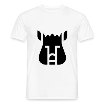 Pécari sauvage - T-shirt homme - blanc - Devant - AI Model Male 178 dark (178cm)