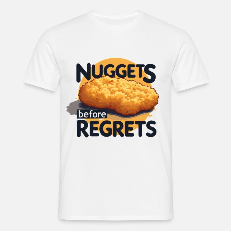 Nuggets Before Regrets - T-shirt til herrer - hvid