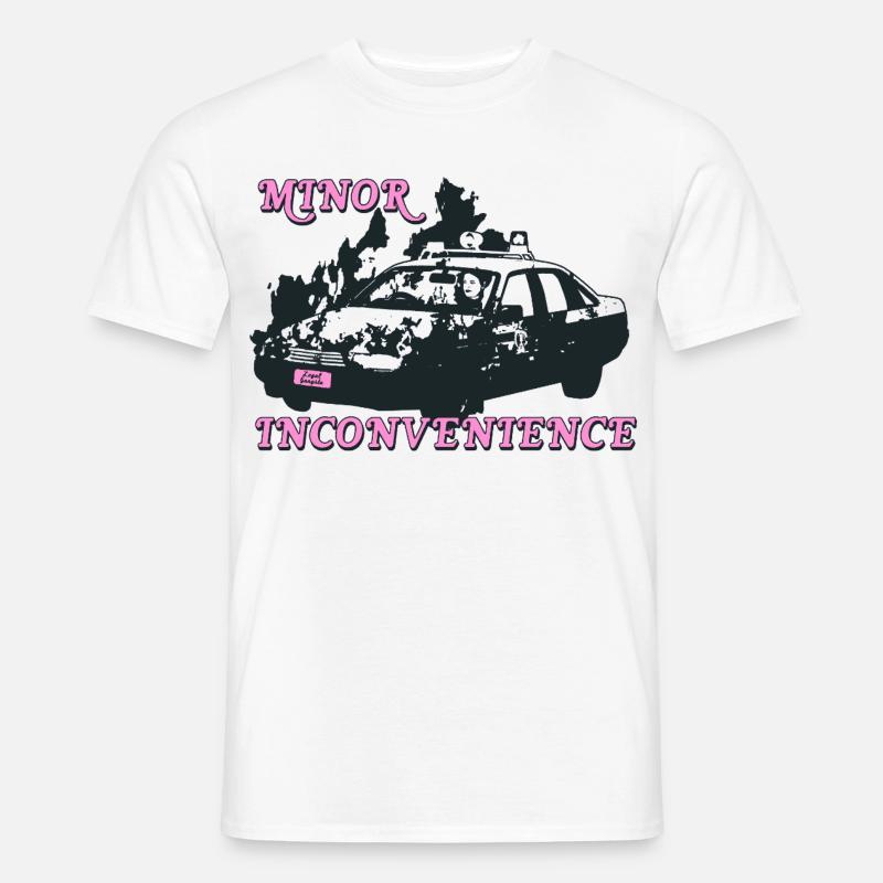 Conception de la déclaration d’inconvénient mineur - T-shirt homme - blanc