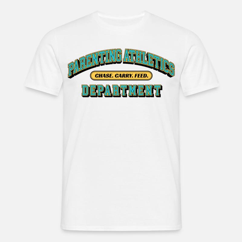 Forældre Atletik Afdeling - Forældredesign - T-shirt til herrer - hvid