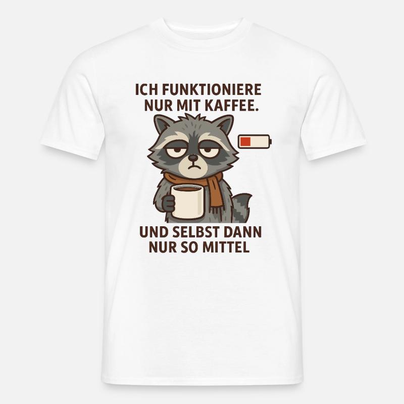 Läuft... also mehr so kriecht. - Männer T-Shirt - Weiß