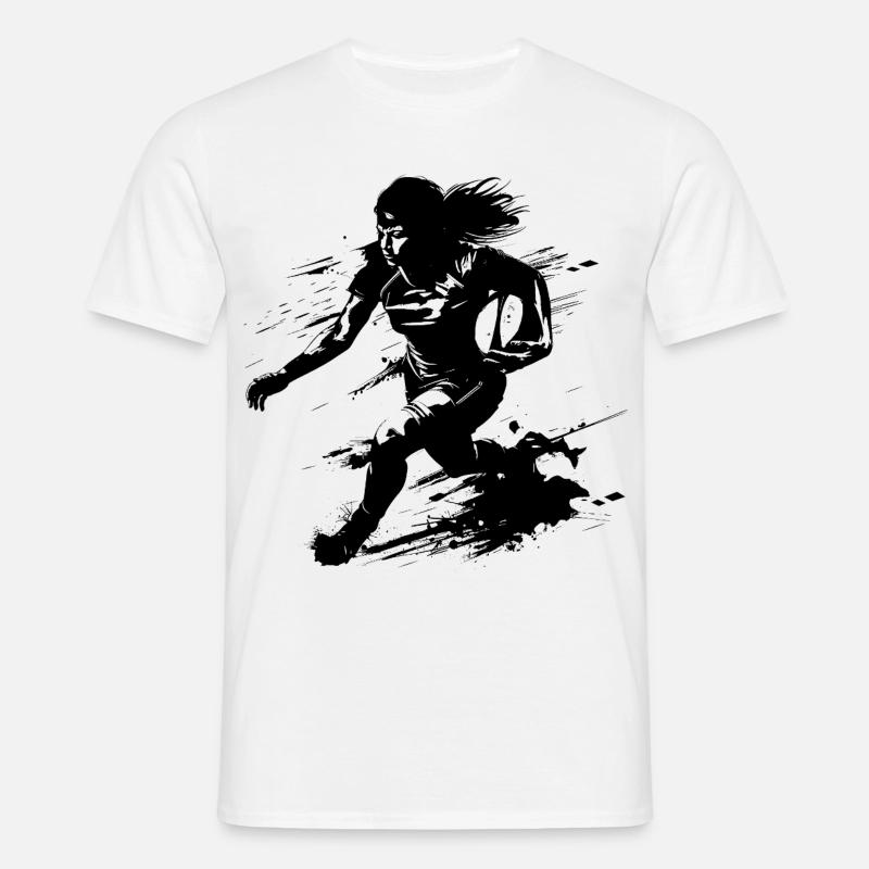 Rugby Player - Men's T-Shirt - white