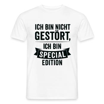 Je suis édition spéciale - T-shirt homme - blanc - Devant - AI Model Male 178 dark (178cm)