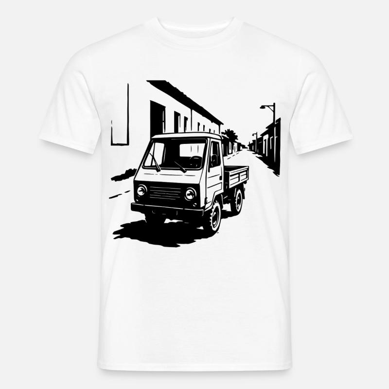 Multifunktionskraft Retro - Männer T-Shirt - Weiß