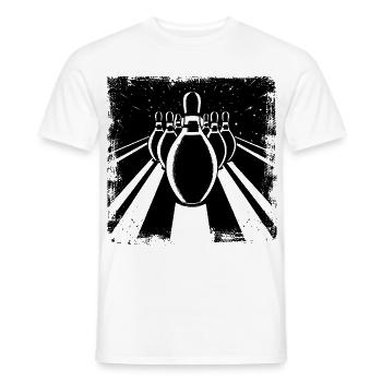 Cône - T-shirt homme - blanc - Devant - AI Model Male 178 dark (178cm)