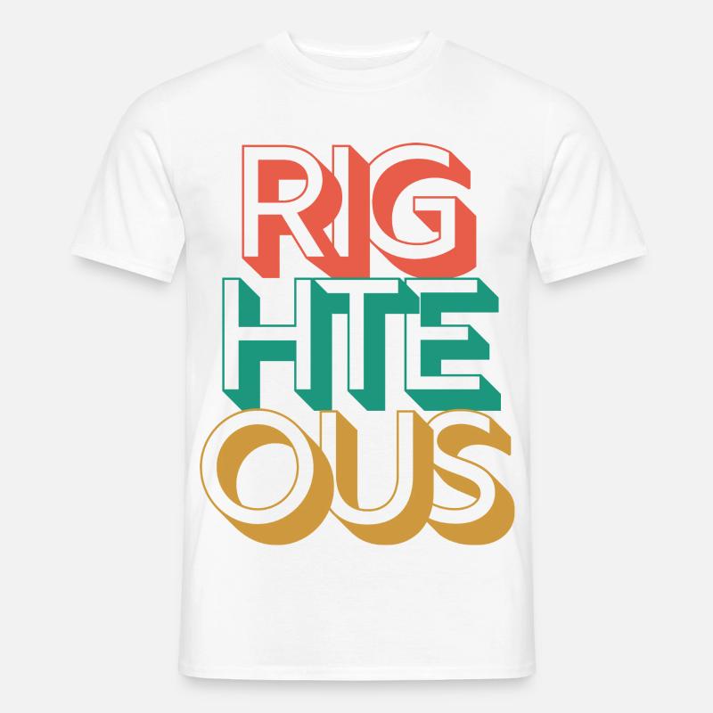 Bold Retro Badge Design for Statement Apparel - Men’s T-shirt - white