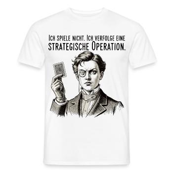 Strategische Operation - Männer T-Shirt - Weiß - Vorne - AI Model Male 178 dark (178cm)